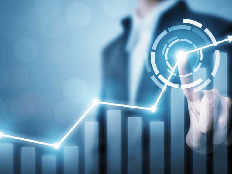 Representación gráfica del concepto de digitalización industrial